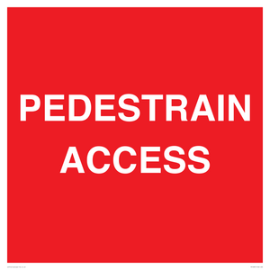 PEDESTRAIN ACCESS